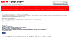 Desktop Screenshot of motorsportshop.nu