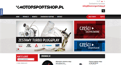 Desktop Screenshot of motorsportshop.pl
